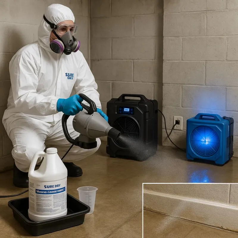Sanitization and Odor Removal process in Robbinsdale, MN